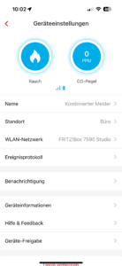 X-Sense SC07-WX
App ansicht