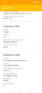OnePlus 12 Widevine Level L1