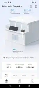 Anker Solix App Übersicht Hauptseite