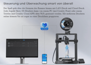 Creality Ender-3 V3 KE USB & WLAN Anbindung per App udn PC