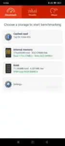 Poco X6 Pro Test & Review Screenshots Lese- & schreibraten