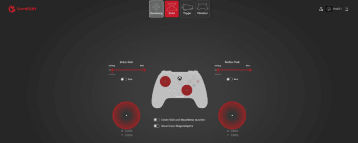 Gamesir G7 SE
Mapping