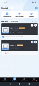 Creality Ender-3 V3 KE Firmware Update per Creality Cloud App