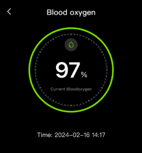 Newgen Medicals Smart Ring
Blutsauerstoff