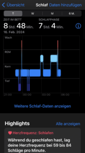 Newgen Medicals Smart Ring
Schlaftracking