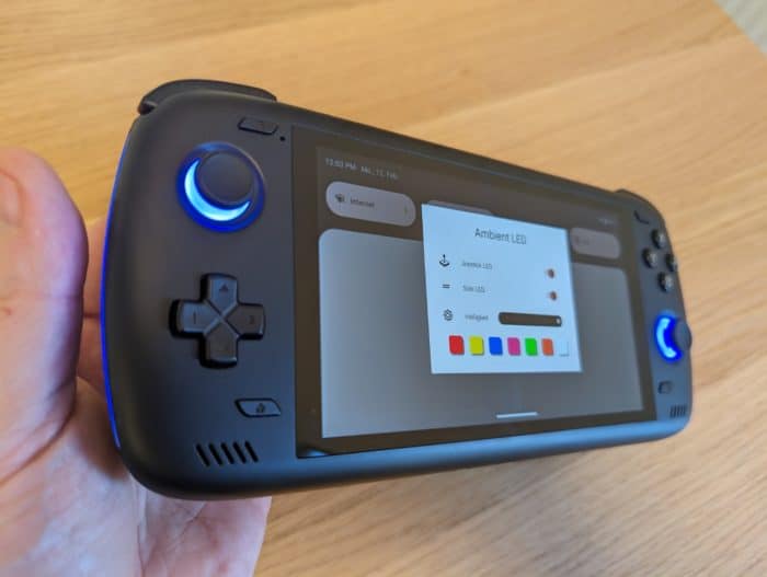 Ayn Odin 2 Review & Testbericht Display & LEDs