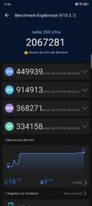 Nubia Z60 Ultra Test & Review Antutu Benchmark