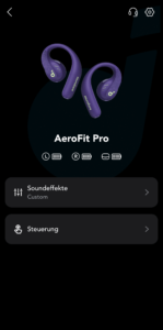 Soundcore AeroFit Pro 
App