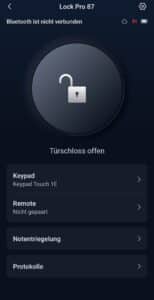 SwitchBot Lock Pro App