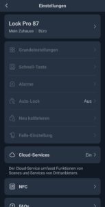 SwitchBot Lock Pro App
