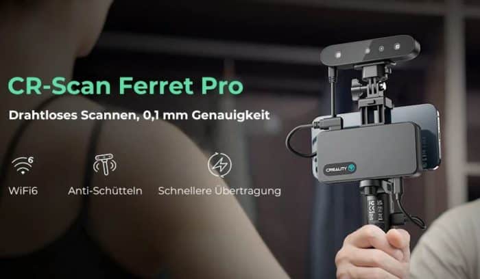 CR-Scan Ferret Pro 3D-Scanner