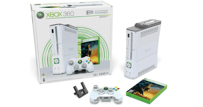 MEGA Microsoft Bauset Xbox 360 Klemmbausteine