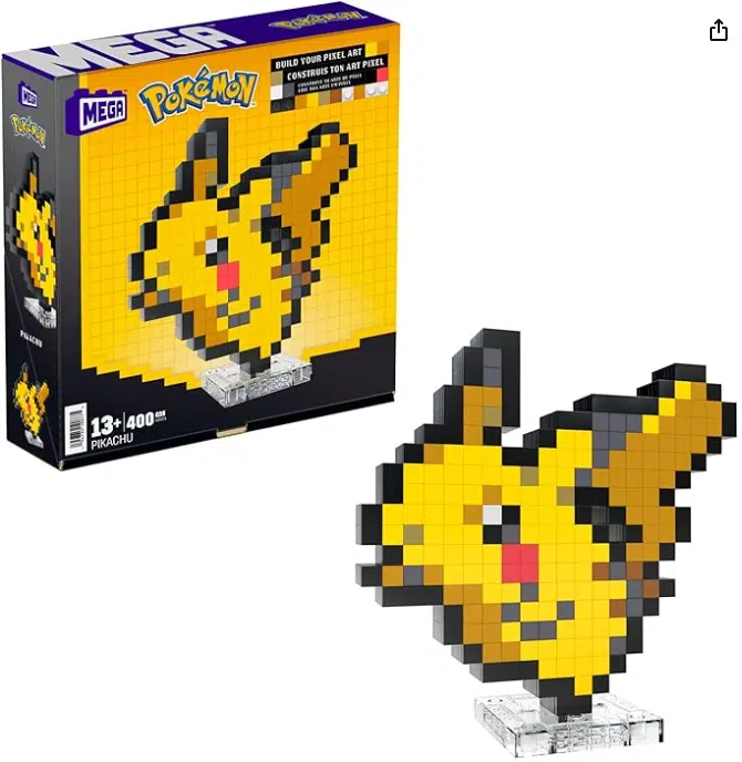 MEGA Pokémon Pixel Art Pikachu