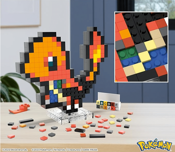 MEGA Pokémon Pixel Art Glumanda
