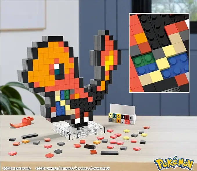 MEGA Pokémon Pixel Art Glumanda