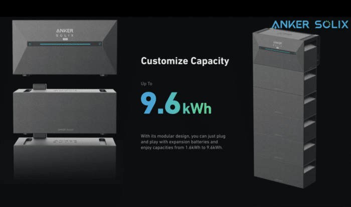 Anker Solix Solarbank 2 stapelbar bi zu 9,6 KWh