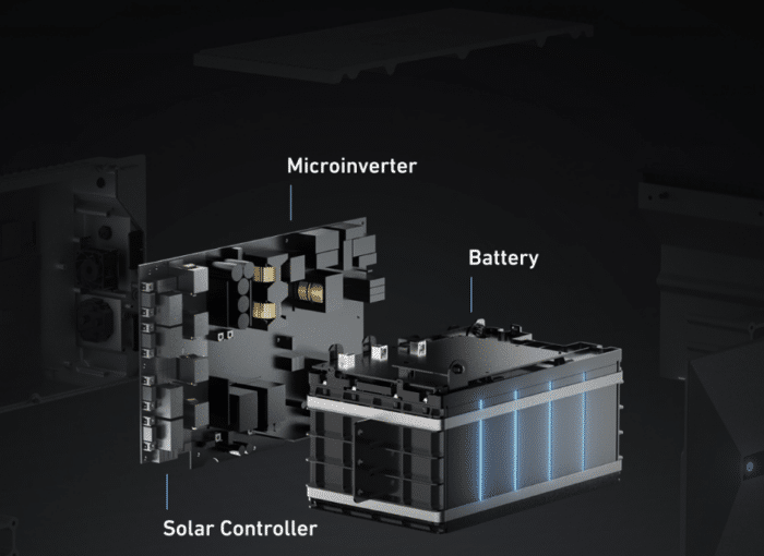 Anker Solix Solarbank 2 Wechselrichter integriert