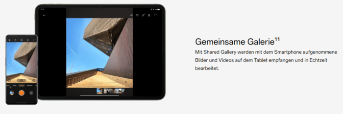 OnePlus Pad Go gemeinsame Galerie