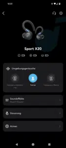 Anker Soundcore Sport X20 App