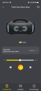 Tribit Stormbox Blast
App Ansicht