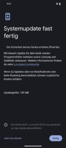 Google Pixel 8a Updates 7 Jahre