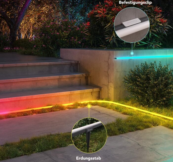 Govee Outdoor Neon LED Strip
Befestigung