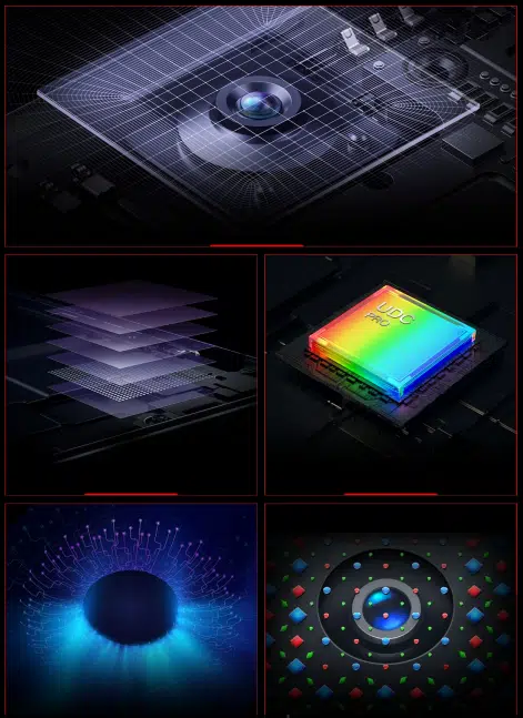 REDMAGIC 9S Pro Unter Display Kamera