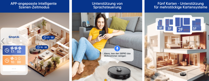 SmartAI S8 Pro App & Fernbedienung