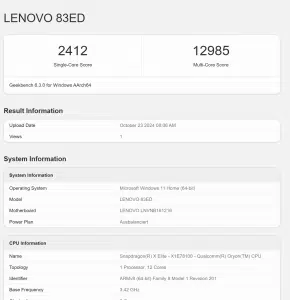 Lenovo Yoga Slim 7x