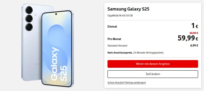 Vodafone GigaMobil Aktion