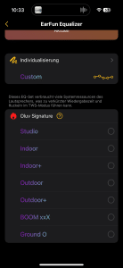 EarFun UBOOM X
App Ansicht