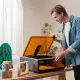 Creality Falcon A1 – Lasergravierer mit smarter Kamera und CoreXY-System (10-Watt-Diodenlaser, CoreXY-Bewegungssystem, 600 mm/s Geschwindigkeit, intelligente Kamera)