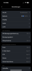 reolink Argus 4 Pro
Push Benachrichtigung