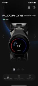 Tineco S7 Stretch
App einstellung