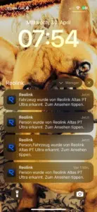 reolink Argus 4 Pro
Push Benachrichtigung