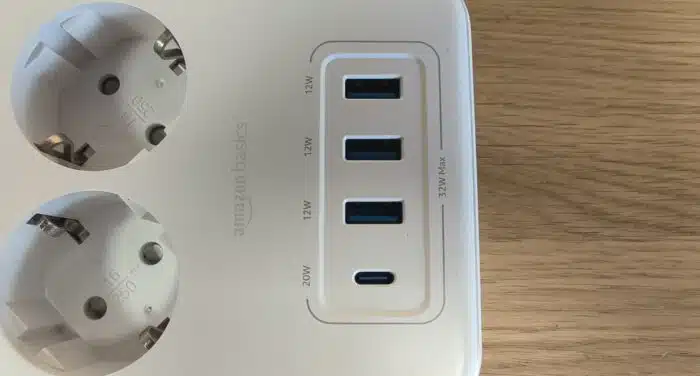 Amazon Basics Mehrfachsteckdose mit USB-C