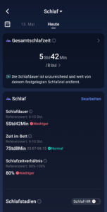 RingConn Gen 2 Air Schlaftracking