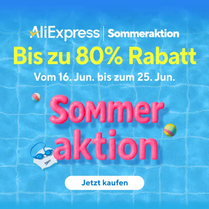 AliExpress Sommeraktion