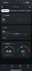 Amazfit Helio Strap
App Ansicht