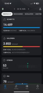 Amazfit Helio Strap
App Ansicht