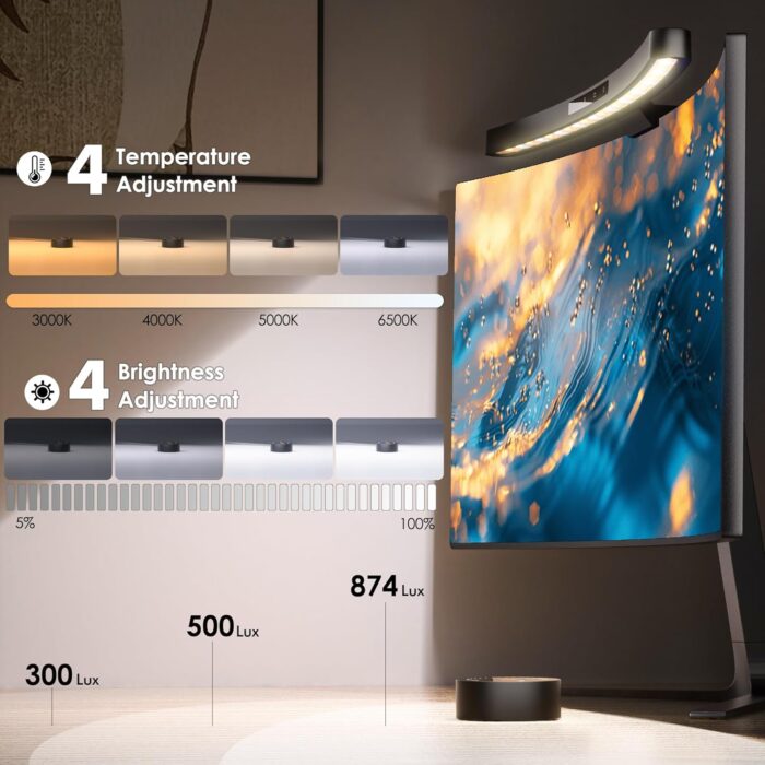 Quntis Curved Monitor Lampe