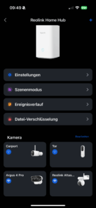Reolink Altas
App Ansicht