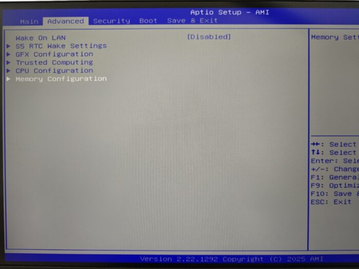 NiPoGi AM21 Mini PC eingeschränkter BIOS Zugriff