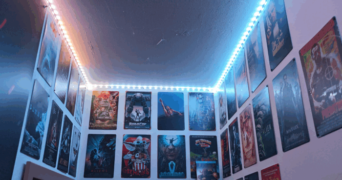 Blechschild
Aufgehangen an der Wand