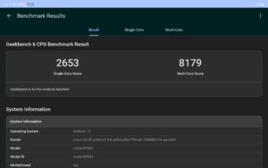 Redmagic Astra Geekbench Test