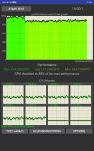 REDMAGIC Astra CPU Throttling Test
