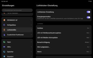 REDMAGIC Astra Einstellungen Android