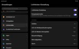 REDMAGIC Astra Einstellungen Android
