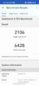 honor 400 Pro Geekbench Benchmark