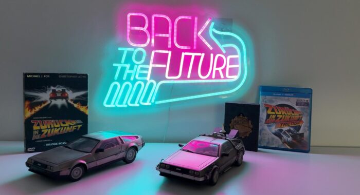 LED-Neonschild Zurück in die Zukunft